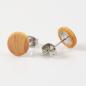 Preview: Ohrstecker aus Eibenholz